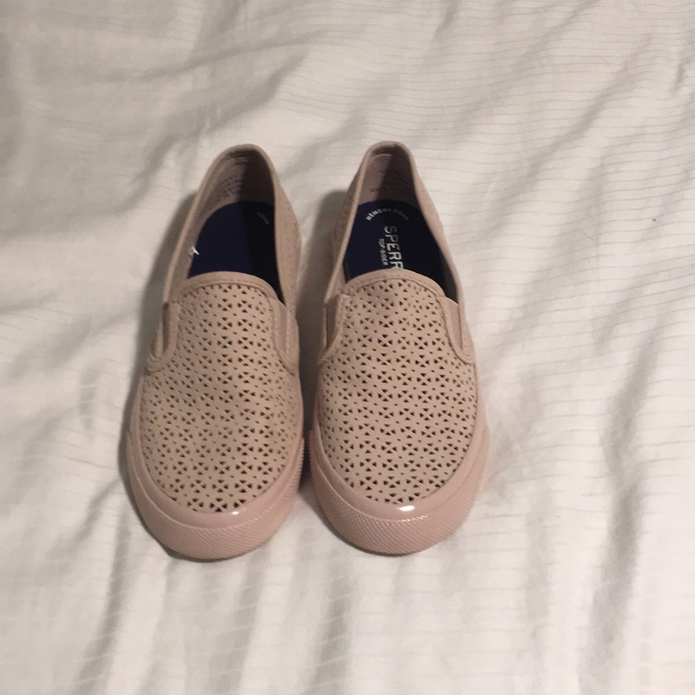 Pink Slip-on Sperry’s